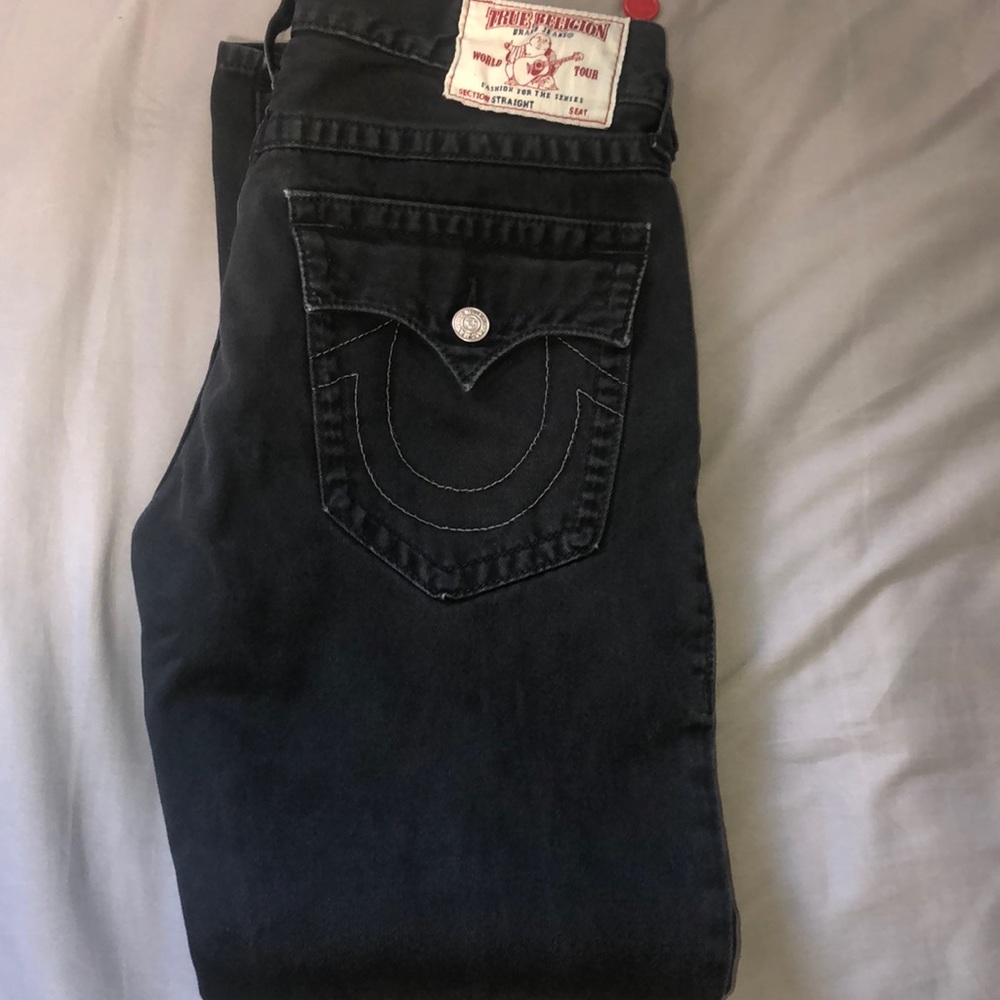 True religion black jeans